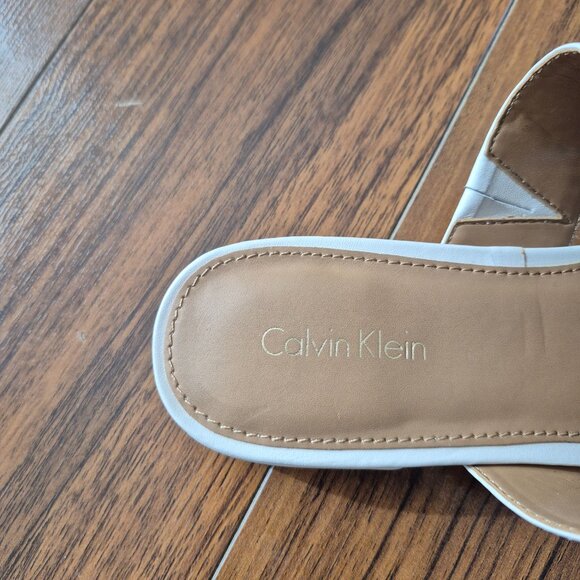 Calvin Klein Size 7.5 Woman's Slide Sandals - Picture 6 of 7